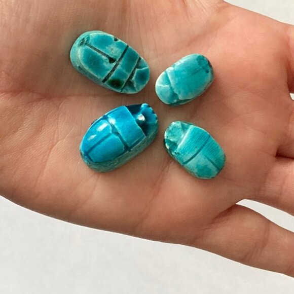 Genuine Egyptian Scarabs for Jewelry Making - Picture 7 of 7